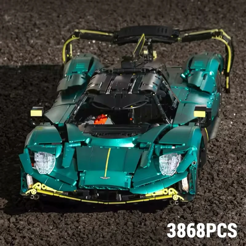 2025 جديد Y18006 سيارة سباق فنية رياضية 1:8 نموذج سيارة خارقة اللبنات تجميع اللعب هدية للبنين طفل الكبار #1
