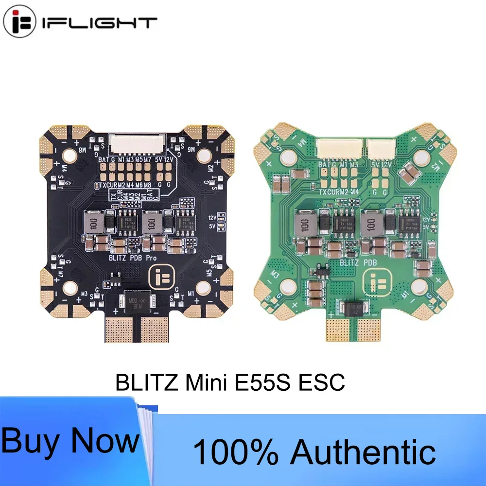 IFlight BLITZ PDB Pro 330A Mini Power Hub Power Distribution Board  With Dual BEC Output 5V 3A /12V 2A Support Current 88A/55A