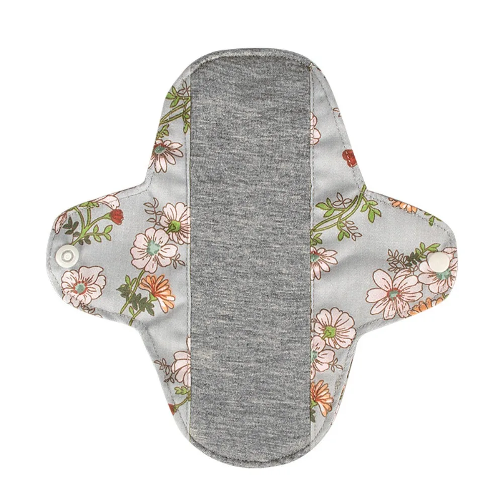 Graphene Reusable Sanitary Pads Leak Proof Fast Absorbent Washable Sanitary Napkins with Waterproof Layer Soft