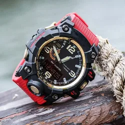 Men's Watches GWG1000Quartz Casual Fashion Luxury Multi-functional Shockproof Dual Display Stainless Steel Men's Watch