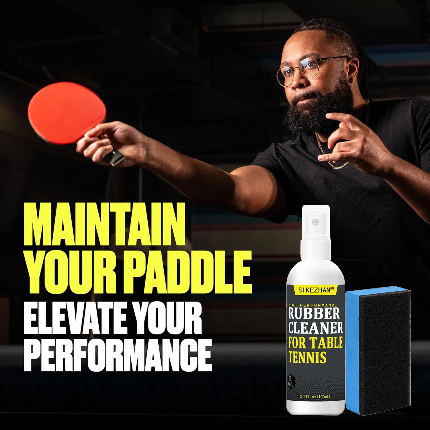 Table Tennis Rubber Cleaning K - огляд і ціна Table Tennis Kit