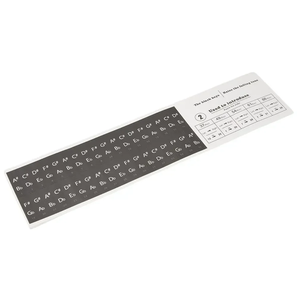 Music Piano Laminated Sticker 　 　 Piano Educational Laminated Key Black And White Keyboard High Quality Hot Sale