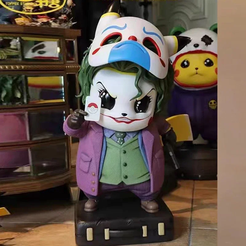 أعجوبة أنيمي تيار مستمر 12 سنتيمتر Q الطبعة مهرج بيتشو دمية الشكل حالة سطح المكتب الديكور نموذج جمع عيد الميلاد مفاجأة هدية #3