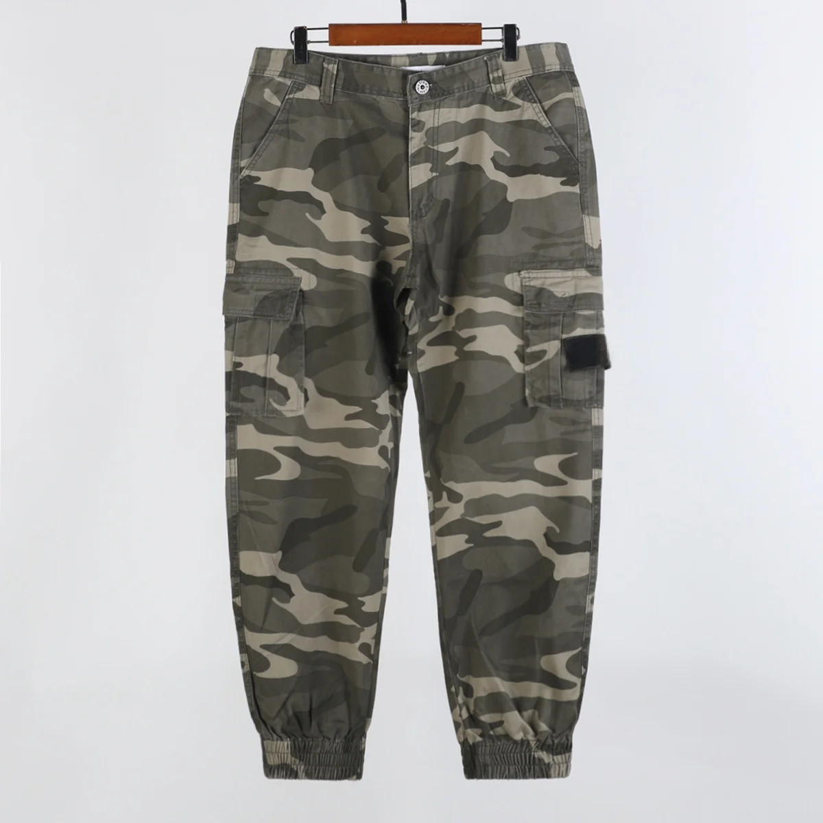 

Casual Cotton Camouflage Pants Loose Fit Trousers Autumn Season Men's Loose Leggings Button Closure Casual Sle 25FW Pants 5400