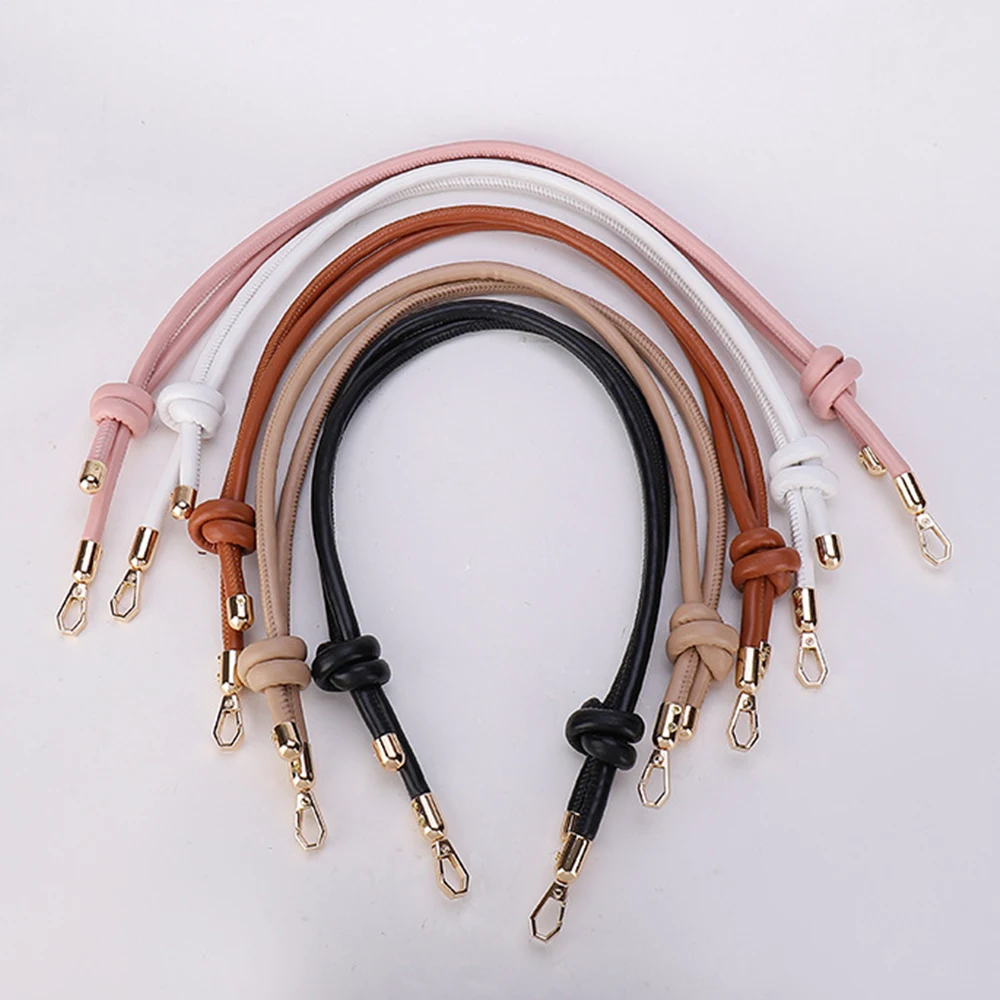 65-115cm Long Adjustable PU Leather Bag Strap Replacement DIY Accessories For Handbags Fashion PU Tie Handles For Women's Bags