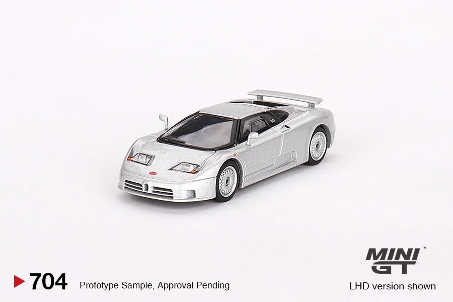 

MINIGT 1:64 EB110 GT Silver Diecast Model Car