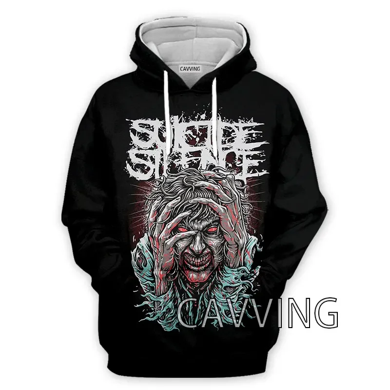 New Fashion Women/Men's  3D Print  Suicide Silence  Hoodies Hooded Sweatshirts Harajuku Hoodie Sweatshirts Tops Clothing  H02