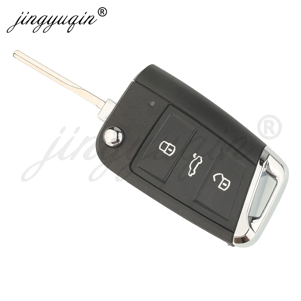 jingyuqin 433MHz 5C/MQB49 Remote Car Key for VW T-Cross POLO 2019+