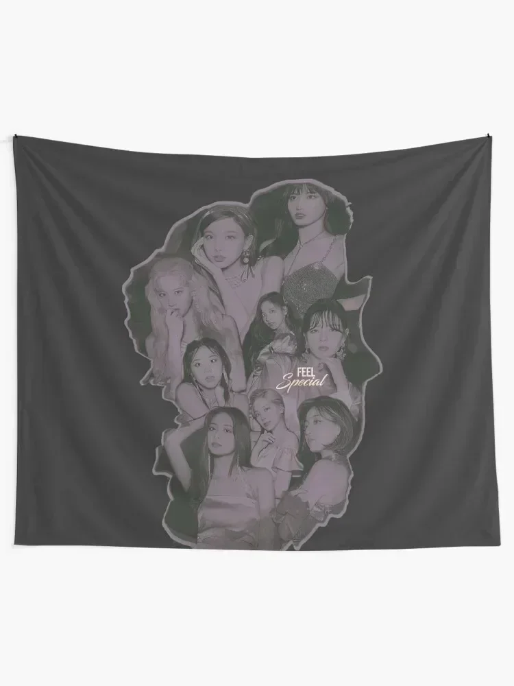 Twice - Feel Special Tapestry Carpet Wall Room Decor Korean Style Things To Decorate The Room Tapestry