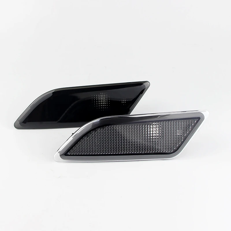 1Pair For Mercedes Benz W204 C180 C200 C250 C300 C350 Front Bumper Reflector Side Marker Black Shell OEM#:2128200021 2128200121 view 5