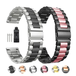 16/18/20/22/24 mm Quick Release Replacement Watch Band Premium Solid Stainless Steel Metal Business Bracelet Strap Men's Watch