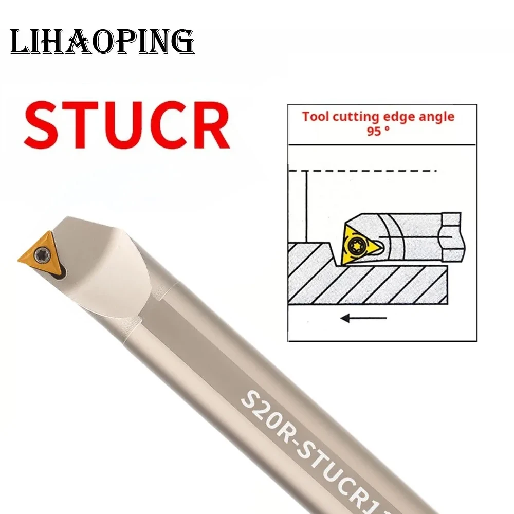 

STUCR White Spring Steel Internal Tools Holder S10K-STUCR11 S08K S10K S12M S14N S16Q S20R S32T STUCR09 STUCR11 STUCR16