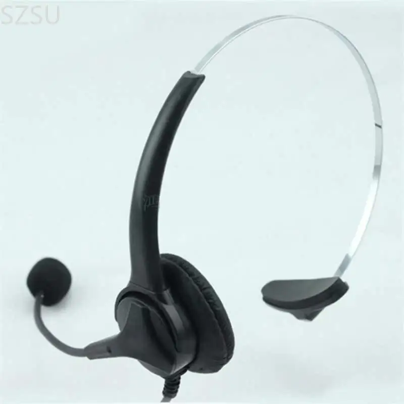 SZSU Professional Corded سماعة رأس الهاتف سماعة رأس مكالمة ضوضاء سماعة الرأس مع سماعة الرأس Micher RJ9 للكمبيوتر