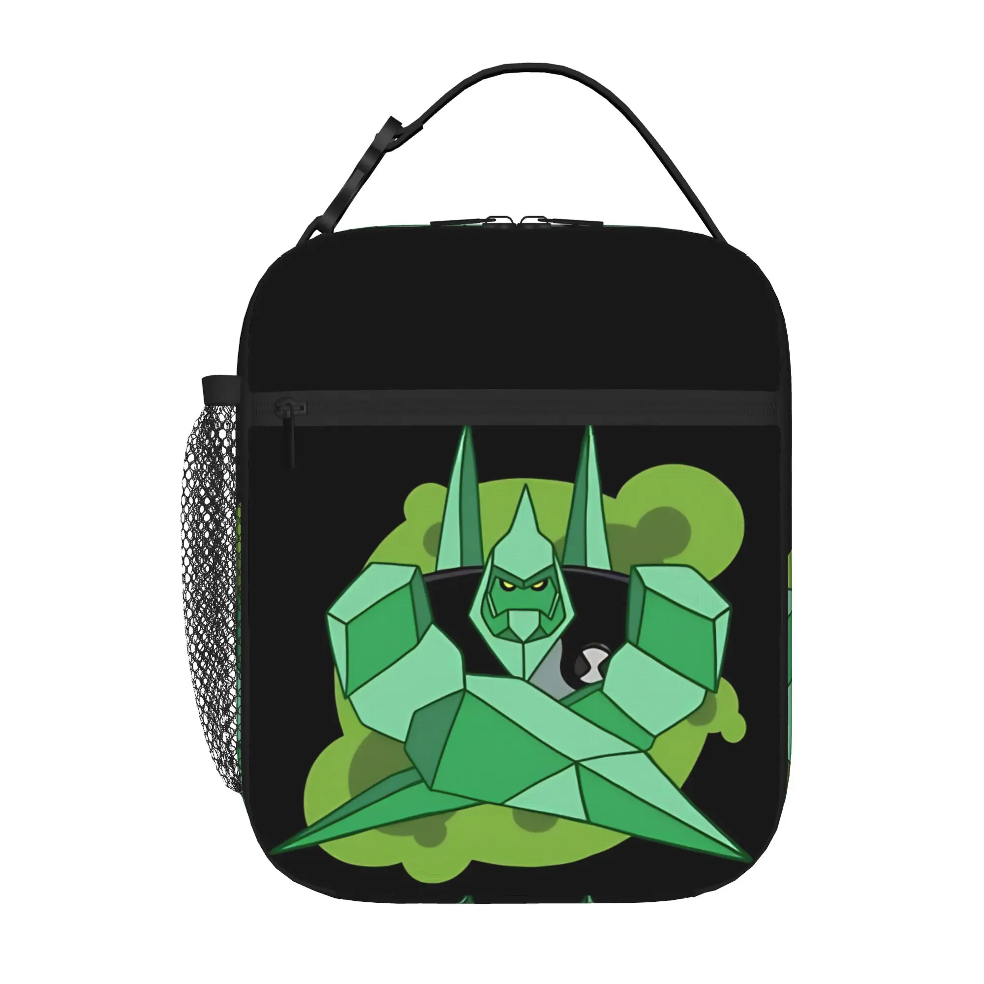 Back to school season  Lunch Box Bag Diamondhead Icon Zipper Closure Fashionable Portable Food Organizer Lunch Bag