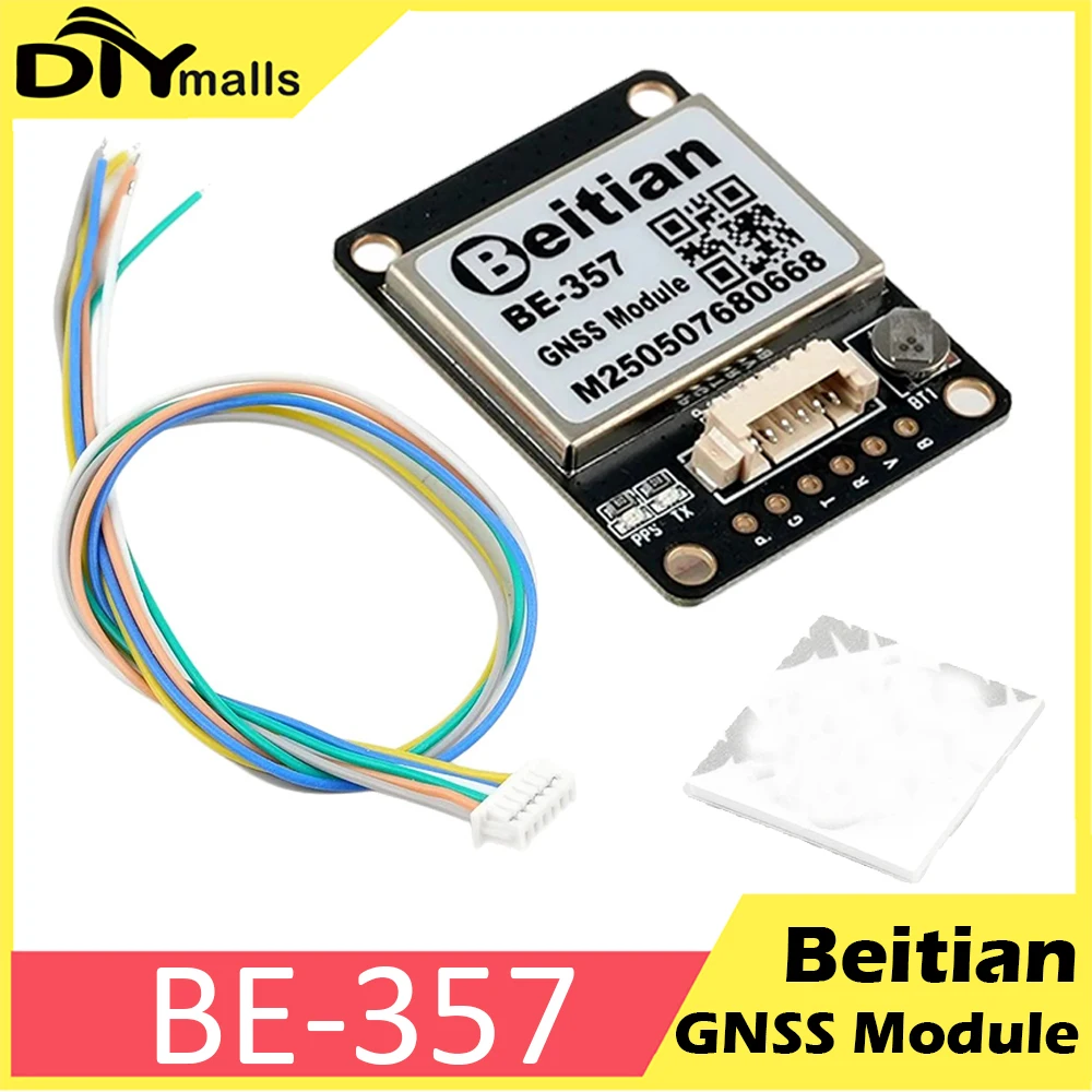 

Beitian BE-357 BE357 GPS Module Dual Protocol FPV Return Flight Control Fixed Wing Return Rescue Drone Parts GNSS Receiver