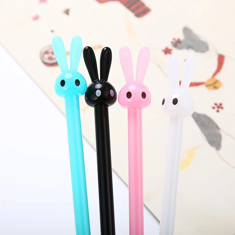 

Office School Supplies Creative Kawai Stationery Bunny Gel Pen Cute Cartoon Long Eared Rabbit Student Water Office Signature