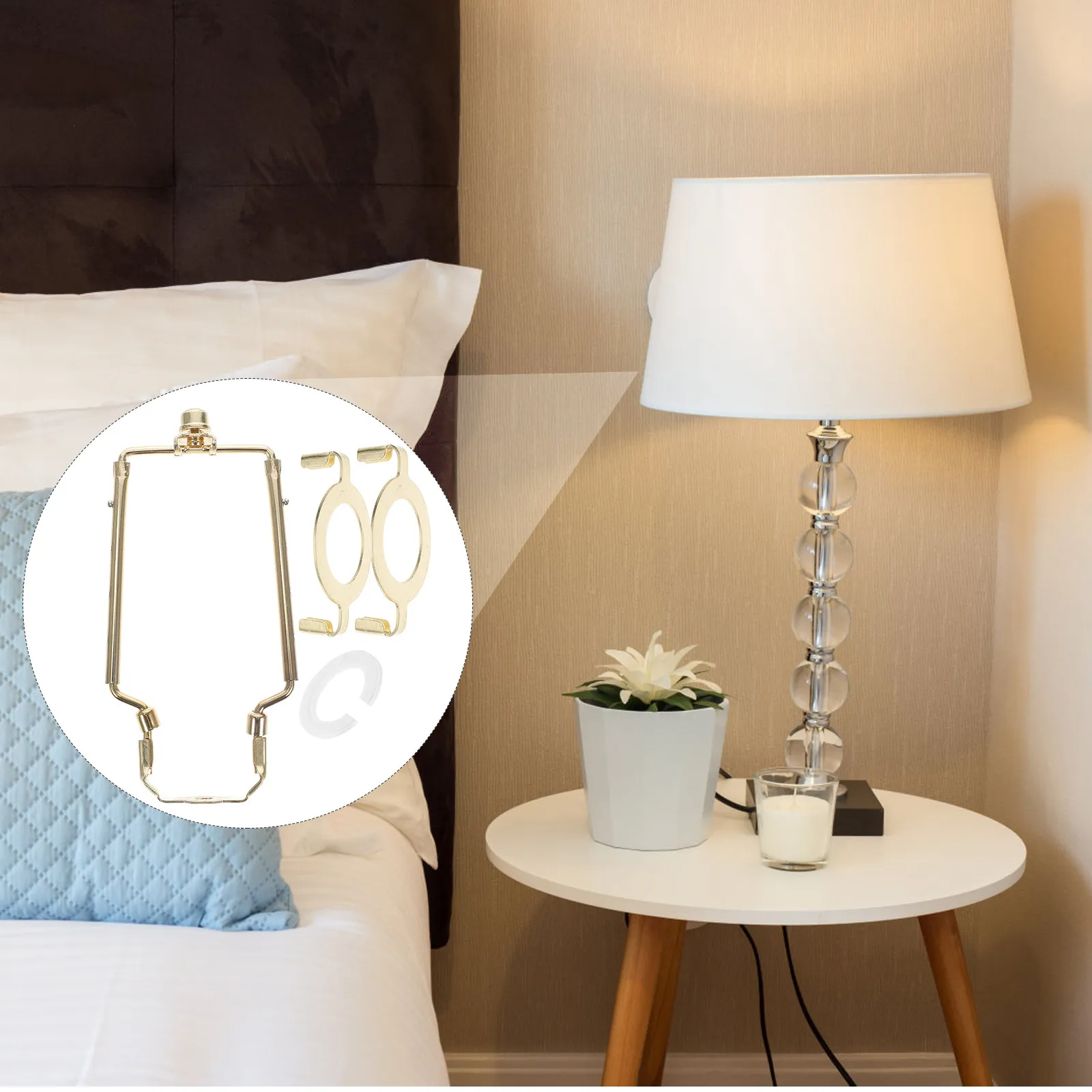 

Комплект из 1 шт. регулируемого кронштейна для лампы из сплава, идеально подходит для настольных и напольных светильников, аксессуары для самостоятельной сборки освещения