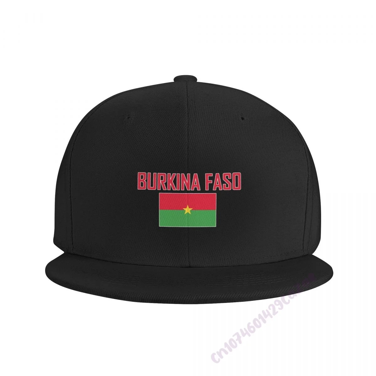 BURKINA FASO Flat Brim Baseball Cap Breathable Adjustable Men Women Outdoor Hip Hop Hat For Gift