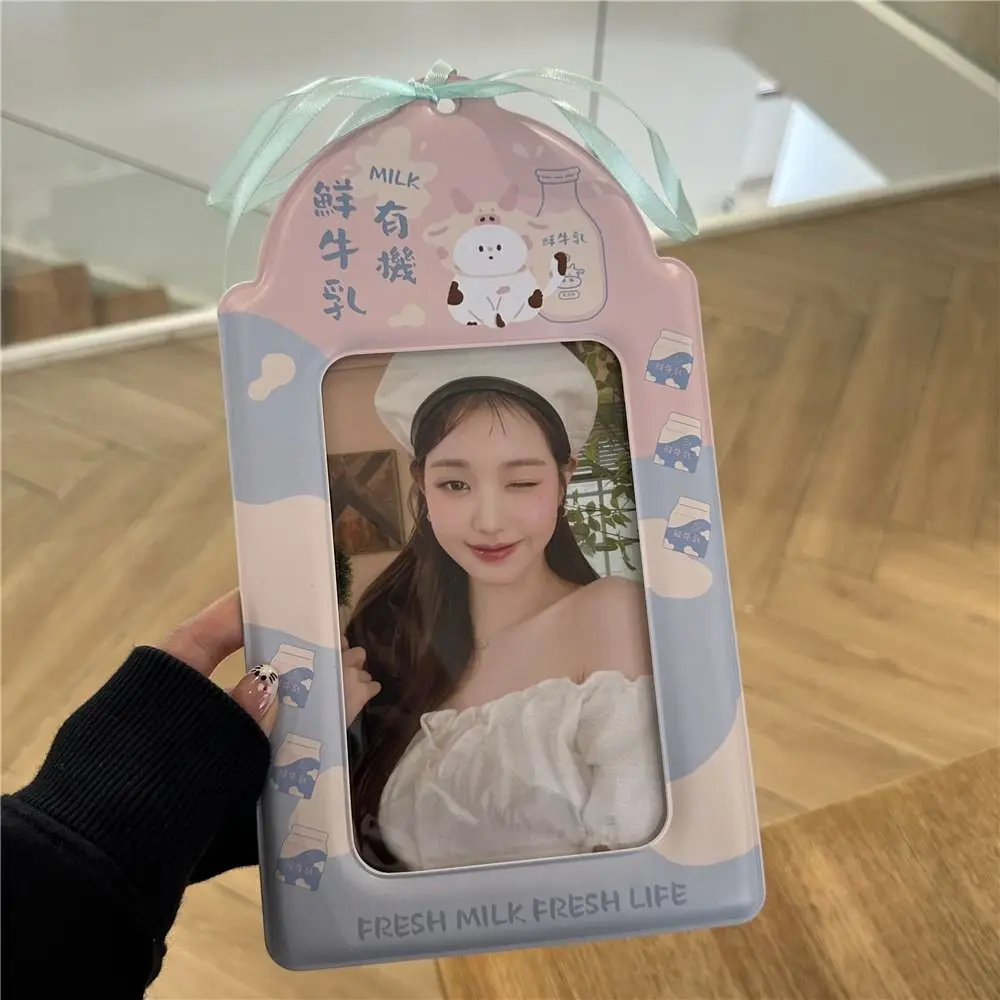 

Protective Sleeve Idol Photocard Holder Y2k Cartoon A5 Card Cover PVC ABS Plastic Photos Protective Cover School Stationery