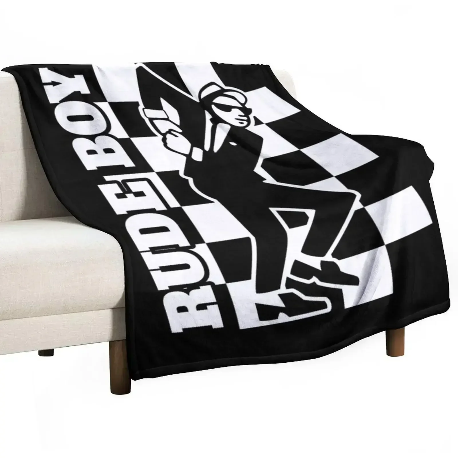 Rude Boy Throw Blanket Plaid Comforter Custom Camping Soft Big Decorative Sofa Blankets