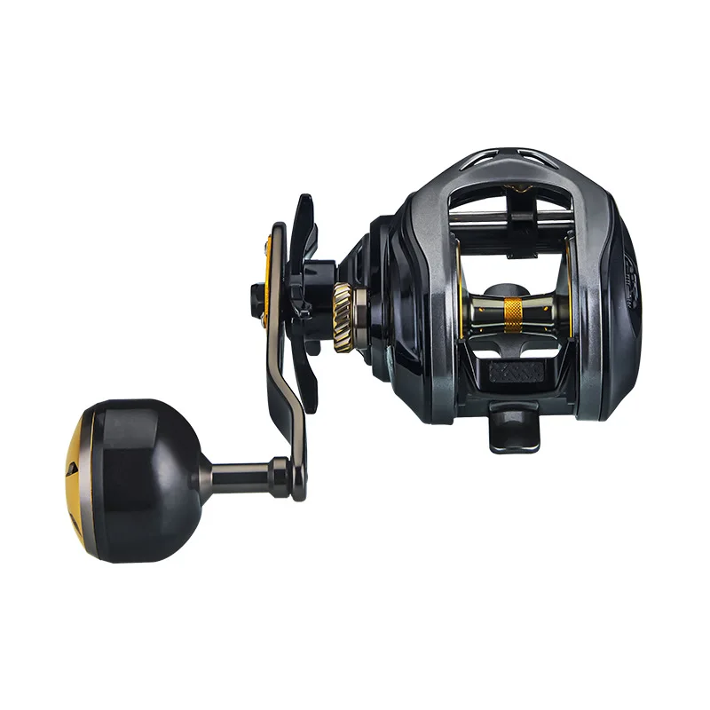 WOEN Sea fishing Baitcasting reel DW400 Carbon fiber body Deep line cup 7.2:1 speed ratio Sea pole Boat fishing reel