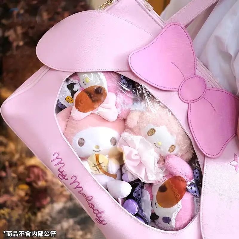 

Sanrio Плюшевые Милые Мультяшные куклы My Melody Kawaii Pu плечо Jk Сумочка аниме плюшевые игрушки для девочек детские игрушки подарок на день рождения