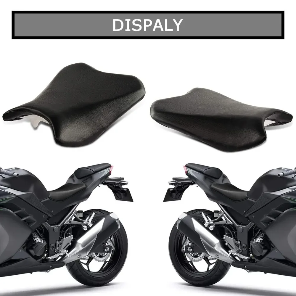 

Motorcycle Accessory Front Rider Driver Seat Pillion Cushion for Kawasaki Ninja 300 300R EX300 2013-2019