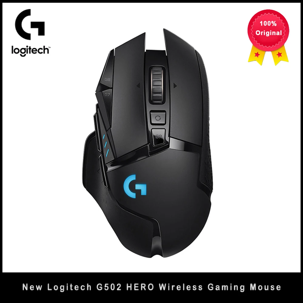 

Logitech G502 HERO LIGHTSPEED Wireless Gaming Mouse Wireless 2.4GHz HERO 16000DPI RGB Suitable For E-Sports Gamers Mouse