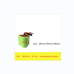 2/3AA 3.6V bottle opener rechargeable battery triangular nickel metal hydride battery large capacity and more durability