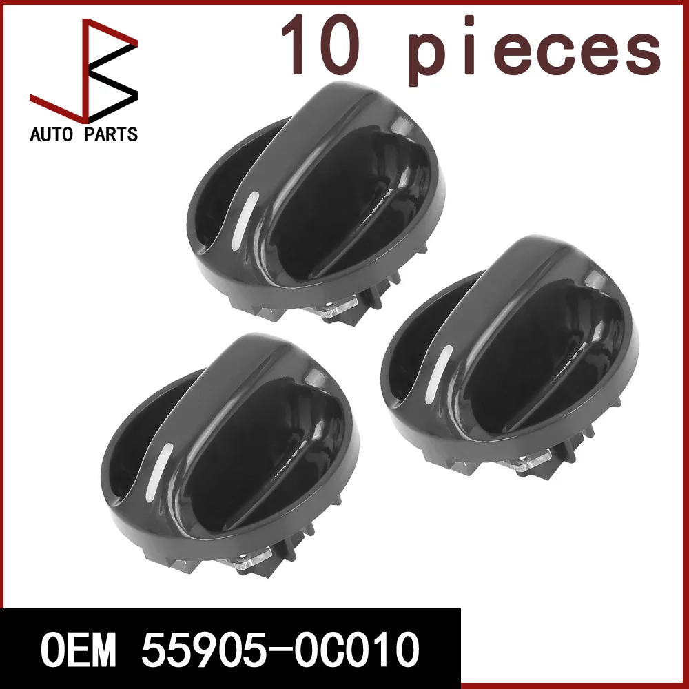 

10pcs/Lot 55905-0C010 559050C010 Car Heater A/C Control Knob Switch For Toyota Tundra 2000 2001 2002 2003 2004 2005 2006