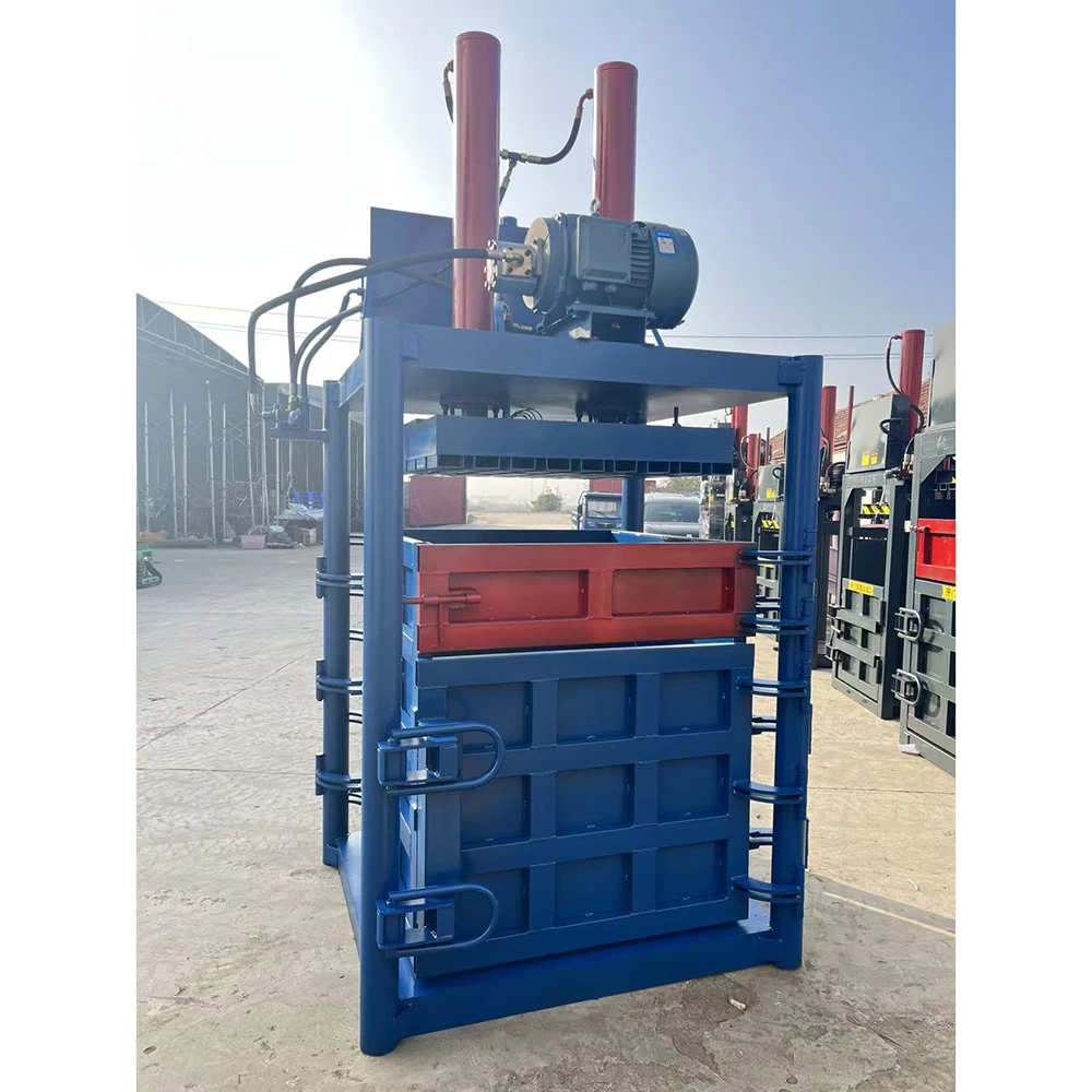 Small Hydraulic Baler, Suitable For Baling Old Clothes