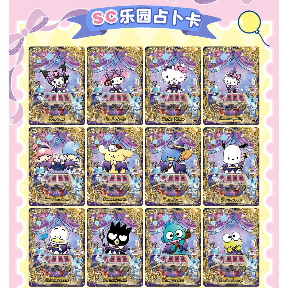 New Kayou Original Sanrio Popular IP Cute Character Collection Card Highly Beloved Star Family Commemorative Cards Fans Gifts