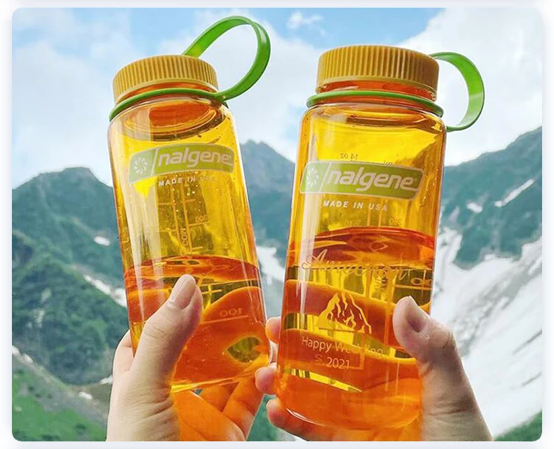 Nalgene 500ml 1L Wasserflasche mit breiter Öffnung, stoßfest, auslaufsicher, für Wandern, Camping, Radfahren, Schule, Reisen, Outdoor-Sport – Detail 19