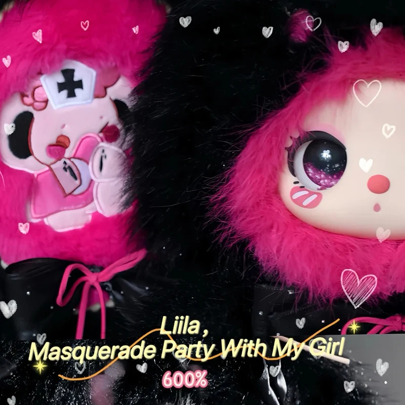 Genuine 600% V3 Big Dolls Liila Masquerade Party With My Girl Series Blind Box Lovely Trendy Doll Mystery Box Ornament Kids Gift