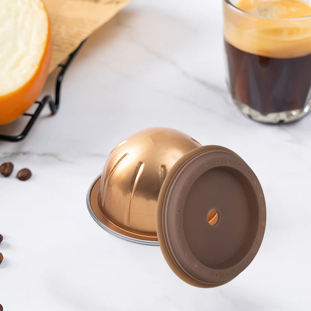 Coffee Filter Machine for Nespresso Vertuo Refillable Cover Cafilas Reusable Capsule Coffee Capsule for Nespresso Vertuo