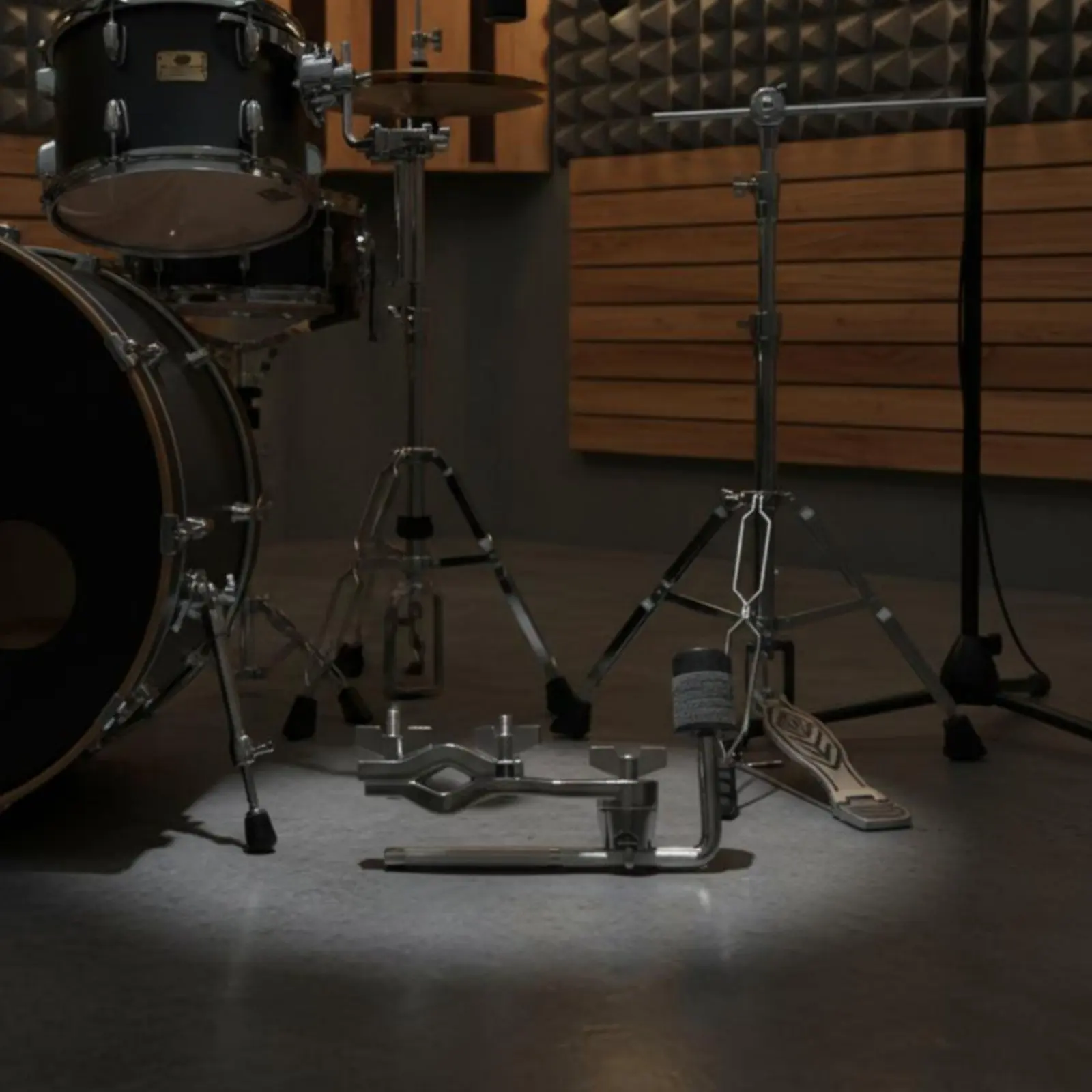 Cymbal Extension Clamp Easy to Install Cymbal Mount Arm Drum Set Extension Arm Chrome-Plated Finish Percussion Mount Bracket