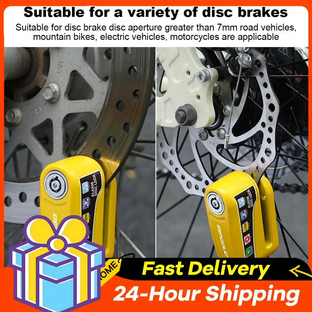 

Велосипедный сигнализационный замок на дисковый тормоз из алюминиевого сплава, водонепроницаемый, для мотоциклов, велосипедов и скутеров