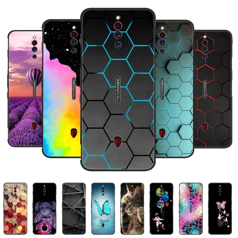 For Nubia Red Magic 5G Case Soft Silicon Cover Phone Case for ZTE Nubia Red Magic 7 Pro 5G 5S Cases Redmaic 5G 7Pro Fundas coque