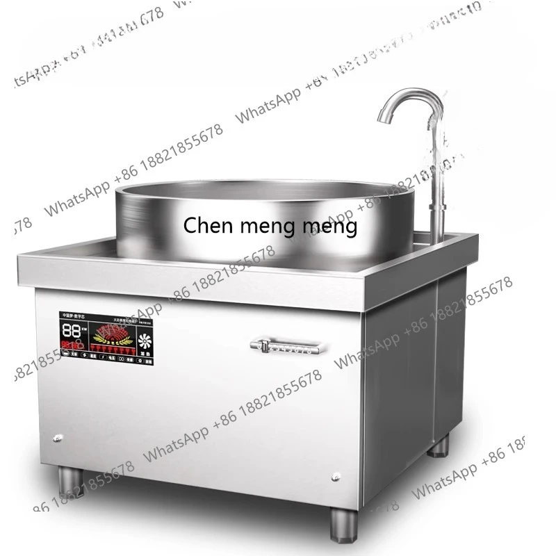 

304 stainless steel composite bottom beef and mutton soup pot restaurant high power soup commercial induction cooker