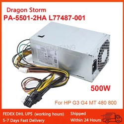 NEW 100-240V For HP 480 280 288 680 800 600 400 G3 G4 500W Power Supply L77487-001 L89233-001 PA-5501-2HA PCG007