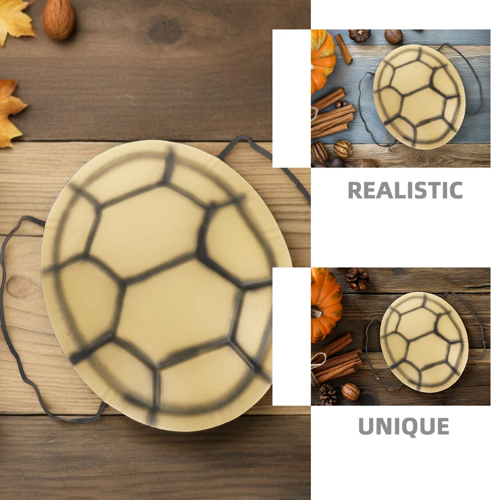 Accesorios para disfraz de Halloween, mochila de concha de tortuga para ligero y duradero, ajuste Eva, actuación escolar, Cosplay, 2 uds.