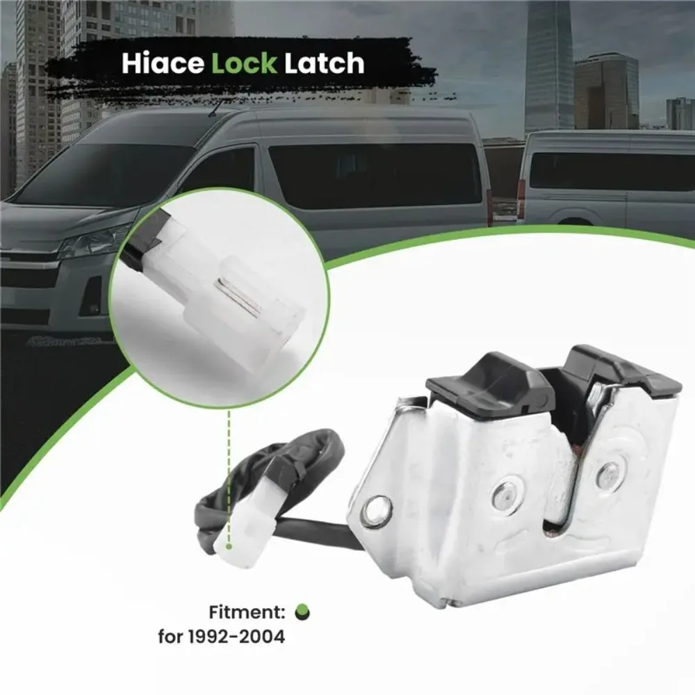 ZF-T Reemplazo pestillo de bloqueo puerta trasera puerta trasera coche para Toyota Hiace 1992 - 2004 69350-95J01