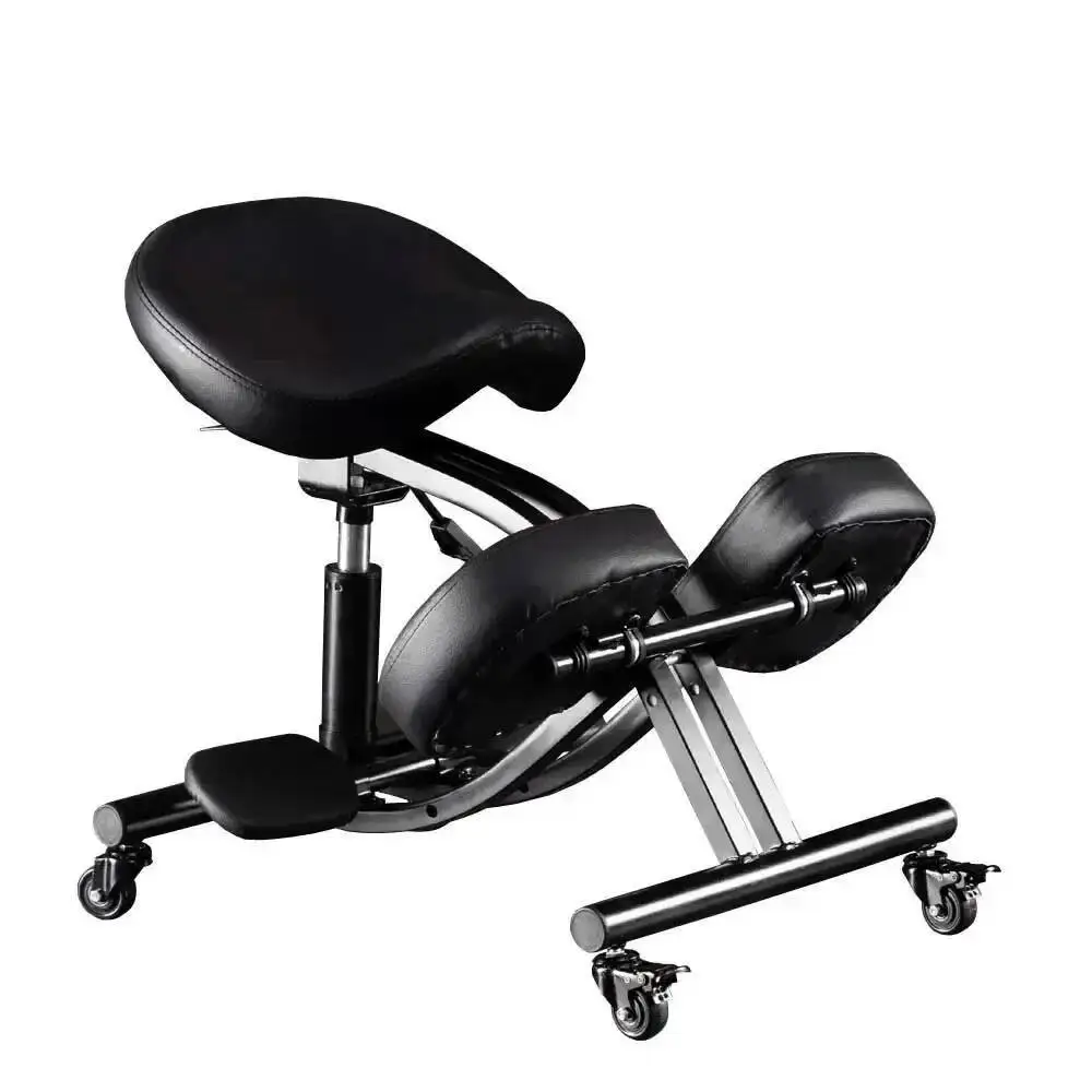 

With Kneeling Saddle Adjustable Wheels Seat Chair Ergonomic Stool Office Mobile Sillas Para Comedor Room Furniture GY50DC