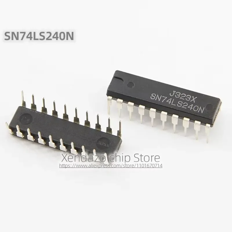10pcs/lot SN74LS240N 74LS240 DIP-20 package Original genuine Eight single line driver logic chips