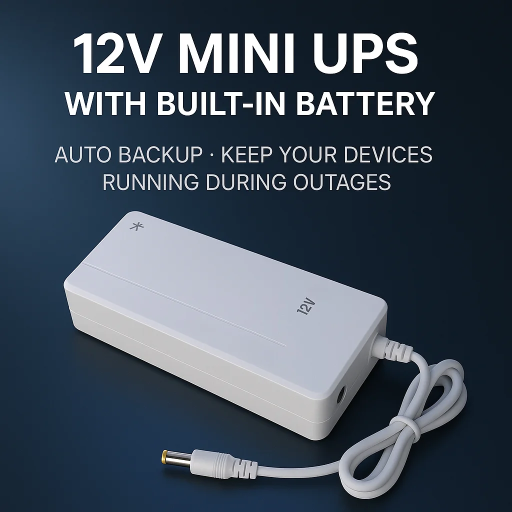 12V Mini Ups Backup…