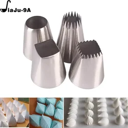 Large Size 4PCS/SET Pastry Nozzles Cake Decorating Tools Icing Piping Nozzle Baking Accessories#F02 F06 R22L 9FT