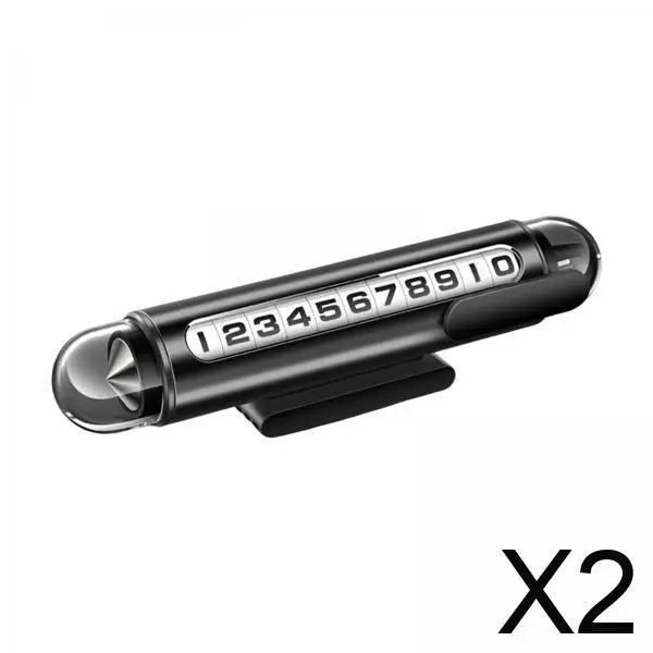 

Automobile Temporary Parking Number Plate Privacy Hidden Rotary Card Window Hammer Safety Tool for Car