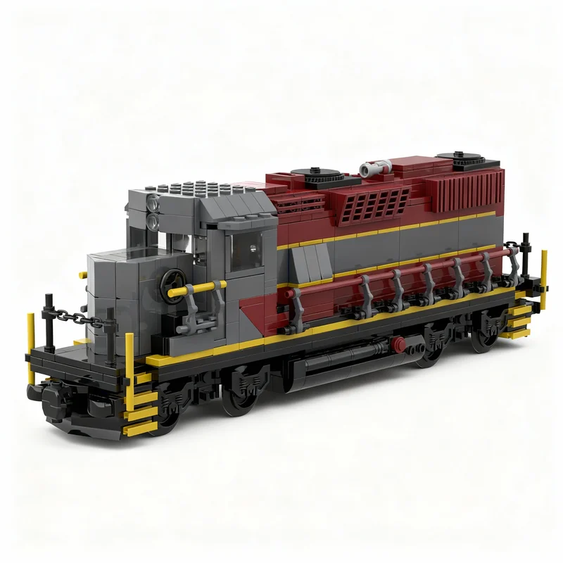 

794pcs MOC Canadian Pacific Heritage GP38 2 Train Model Building Blocks Construction Toy Christmas Gifts DIY Creative Idea Brick