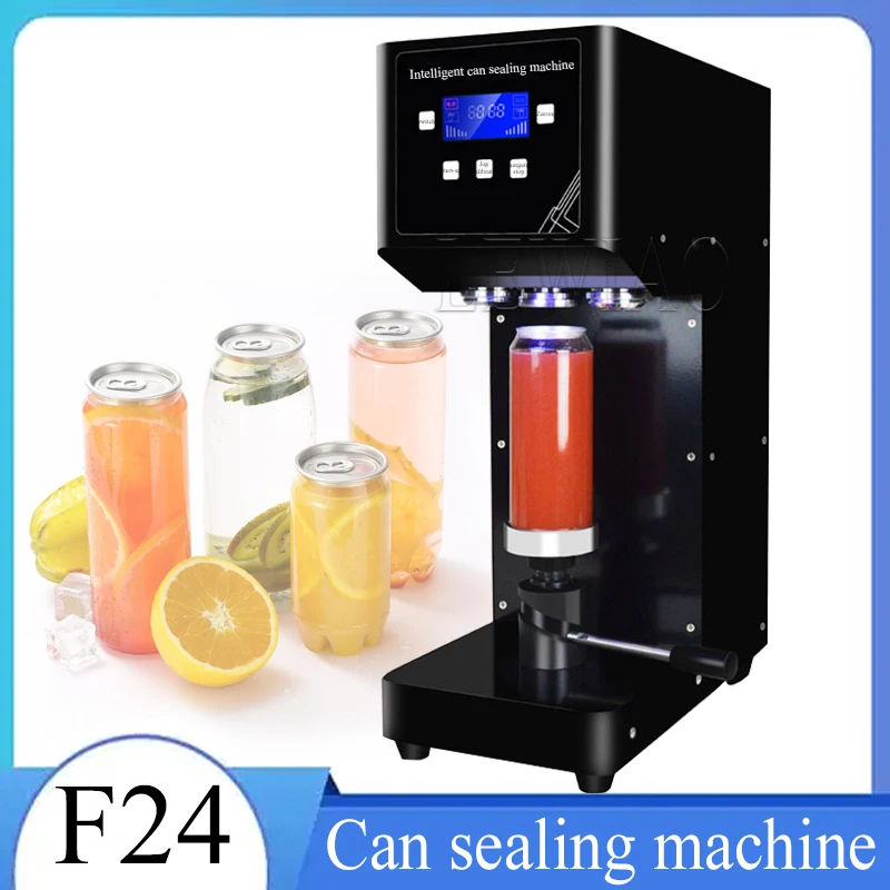 

Full Automatic Intelligent Can Sealing Machine Non-rotary Plastic PET Cups Beverage Bottle Tin Canning Jar Beer Cans Seamer