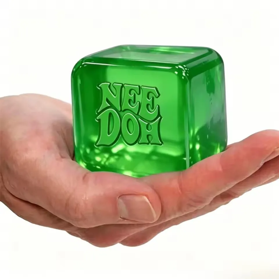 %%***Trending Nee Doh Jellyfish & Cube Squish Toy, Soft Jelly Squeeze Stress Relief Fidget Toy, Sensory NeeDoh for Kids & Adults - view 3